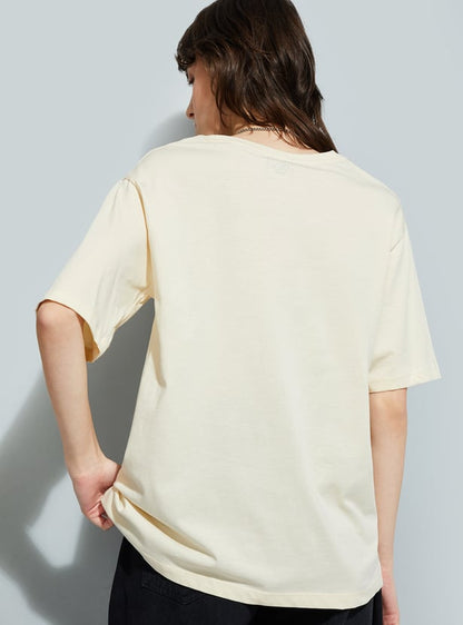 Women Peanut Snoopy Print Oversized T-shirt