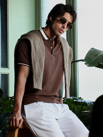 Jacquard Polo T-Shirt