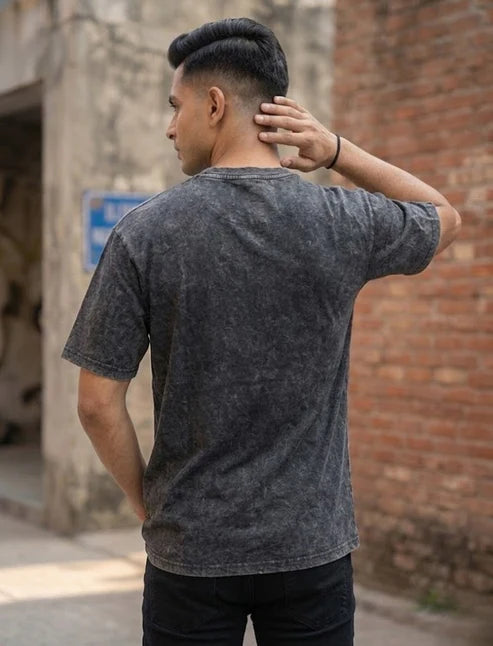 Brotherhood Oversized Charcoal Tee